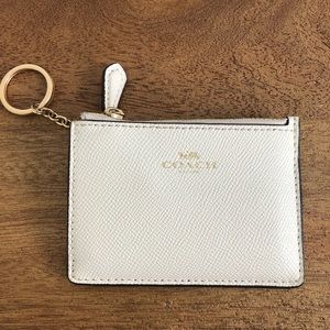 Coach mini wallet with key ring